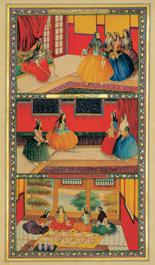 طبعة فارسية لكتاب ألف ليلة وليلة بين سنتي 1849 - 1856.