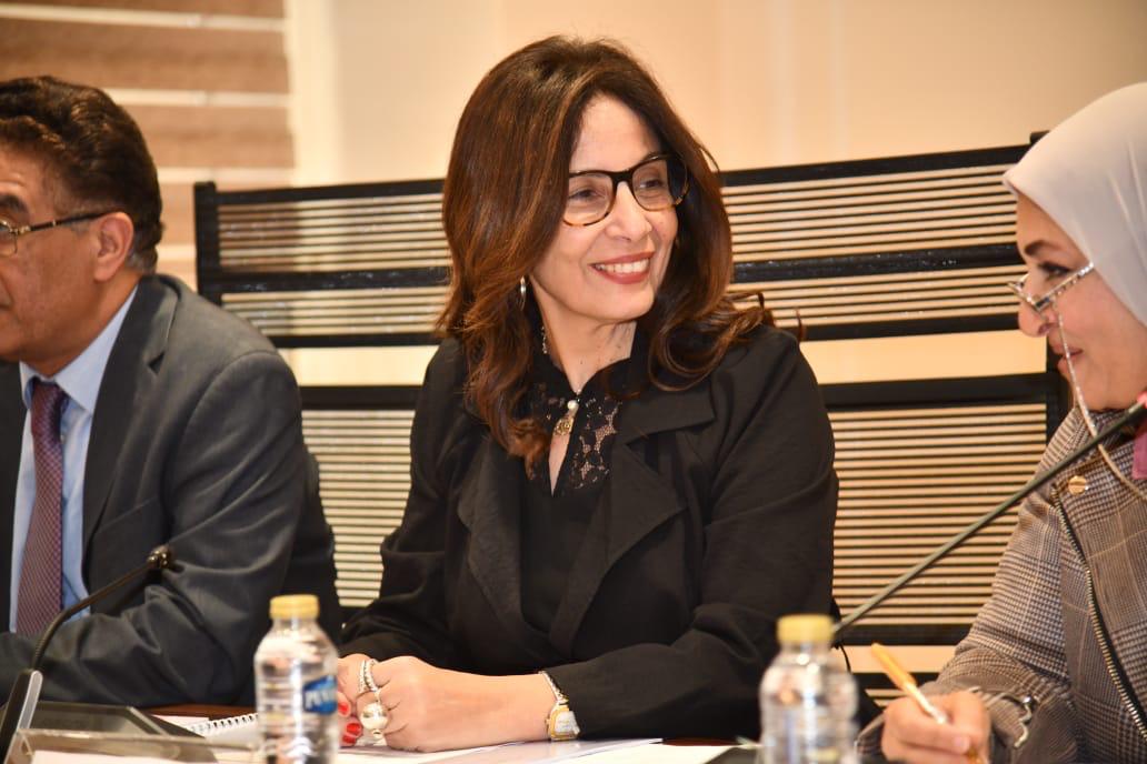 الدكتورة جيهان زكي، وزيرة الثقافة