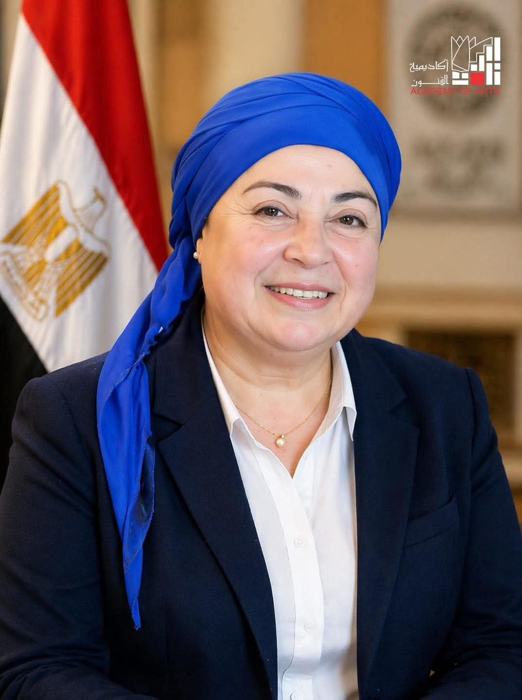 الدكتورة نبيلة حسن، رئيس أكاديمية الفنون